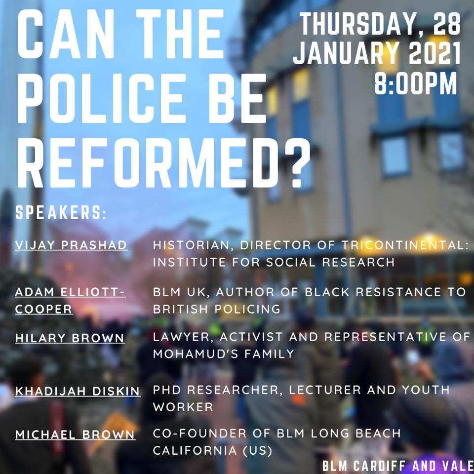 Can the police be reformed? Event poster